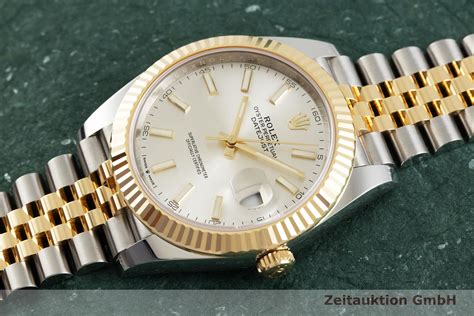 rolex datejust stahl gold lederarmband|rolex datejust 41 oyster.